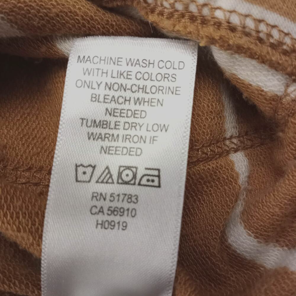 MAURICES Soft Knit Hooded Sweatshirt Medium Boho Campy Cottage - Picture 8 of 10